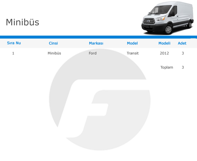 minibus-makine-list-table